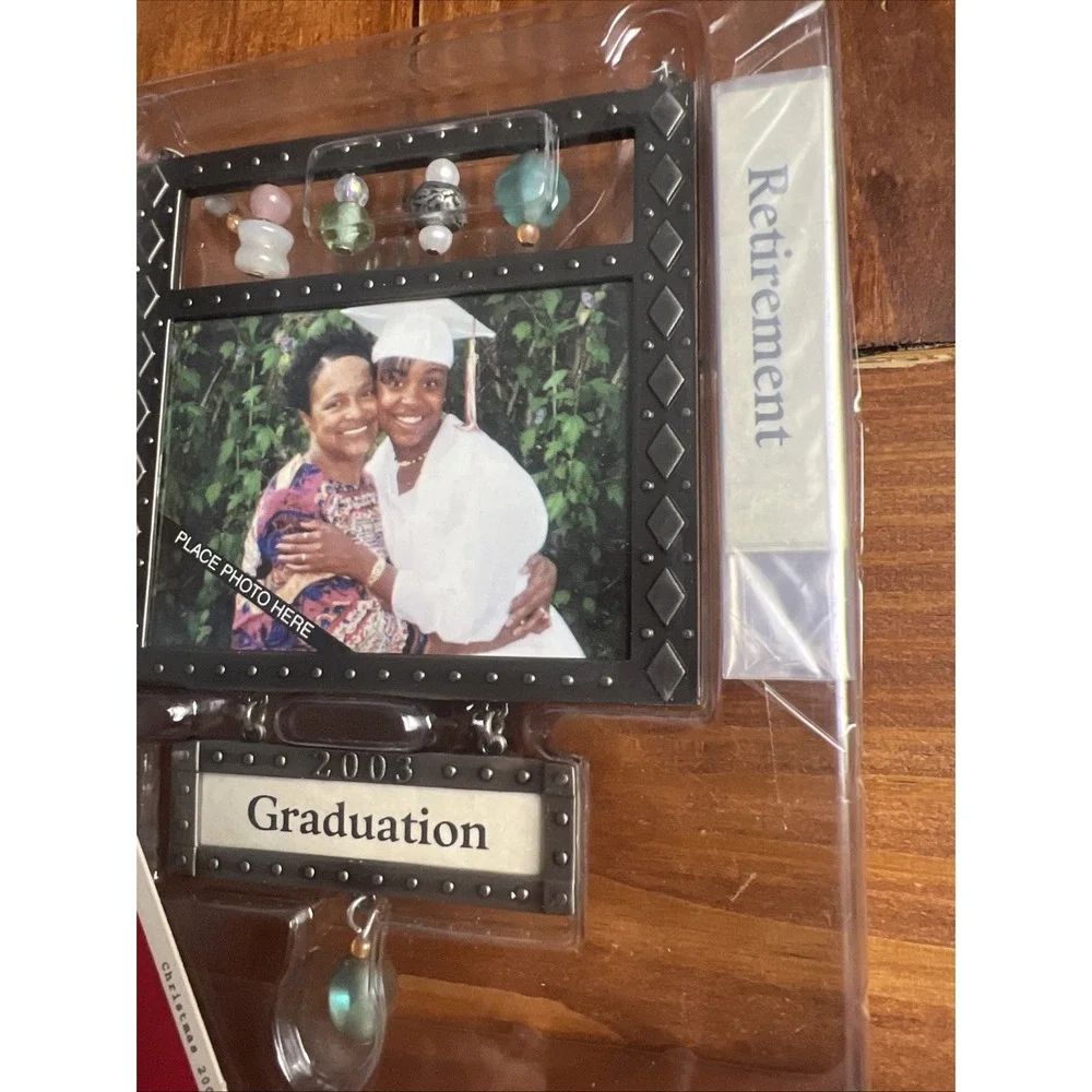 Vintage 2003 Hallmark Keepsake Ornament SPECIAL EVENT PHOTO HOLDER FREE SHIPPING - Picture 8 of 10